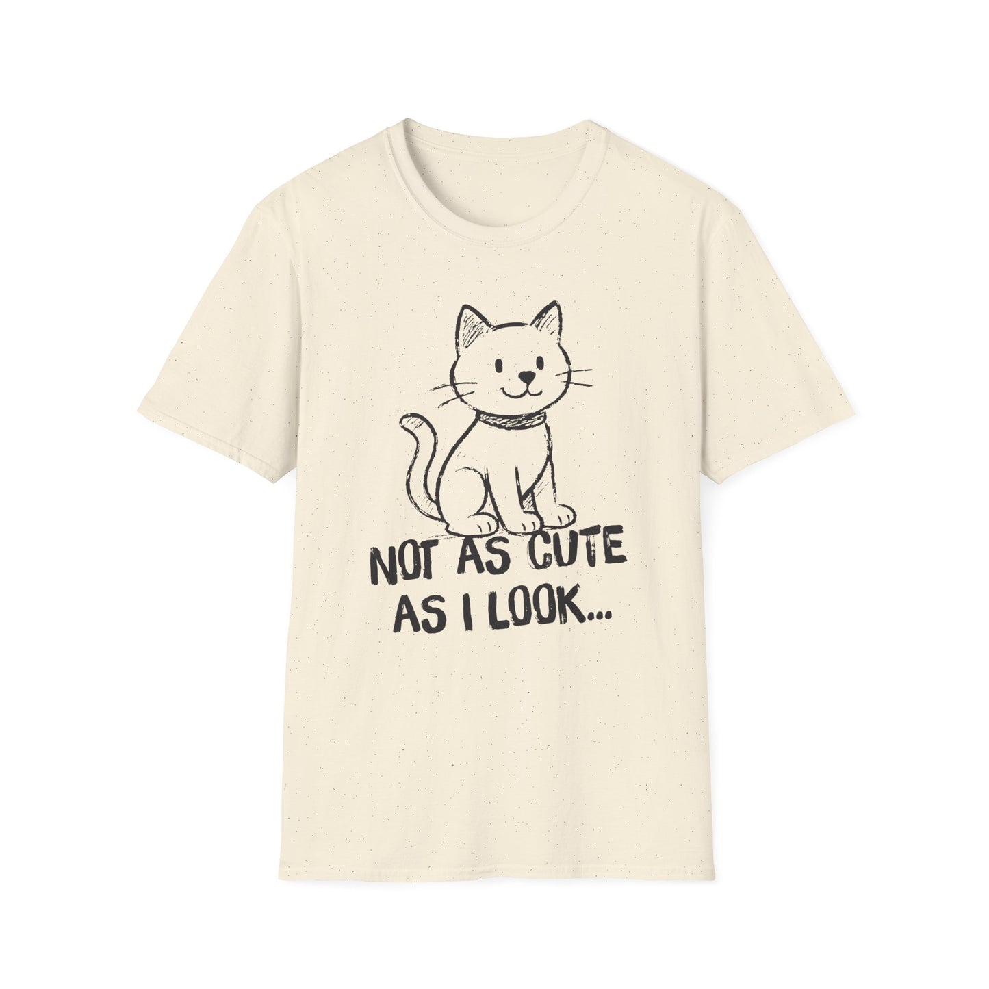 Not as Cute as I Look Cat T-Shirt