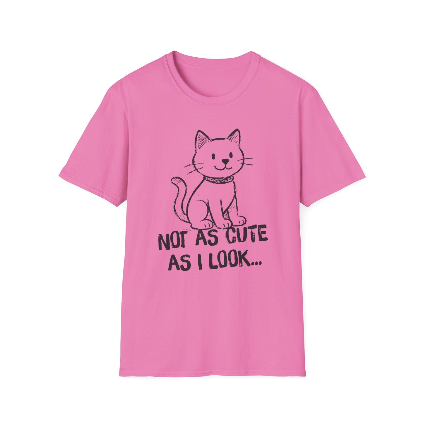 Not as Cute as I Look Cat T-Shirt