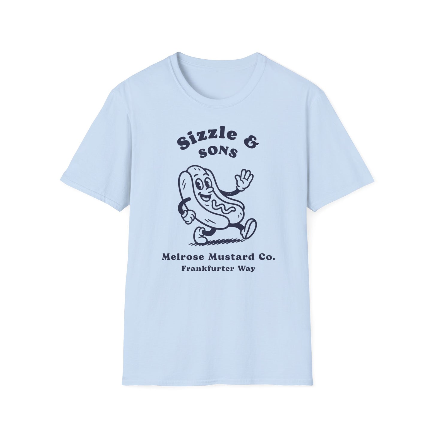 Hot Dog Cartoon T-Shirt