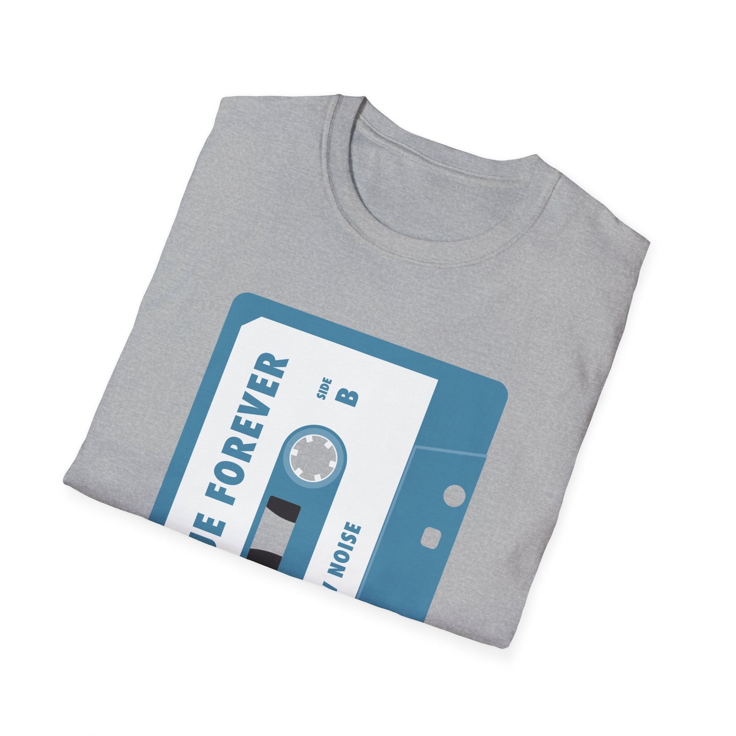 Retro Cassette Tape T-Shirt in Blue
