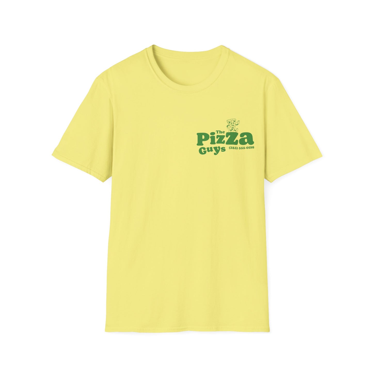 Pizza Cartoon T-Shirt (double sided)