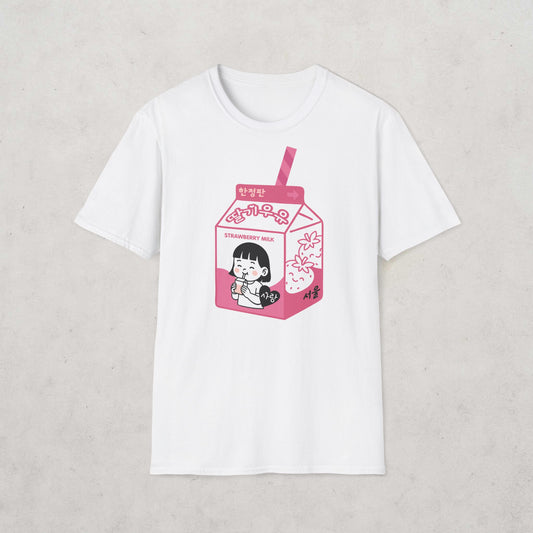 Strawberry Milk K-Pop T-Shirt