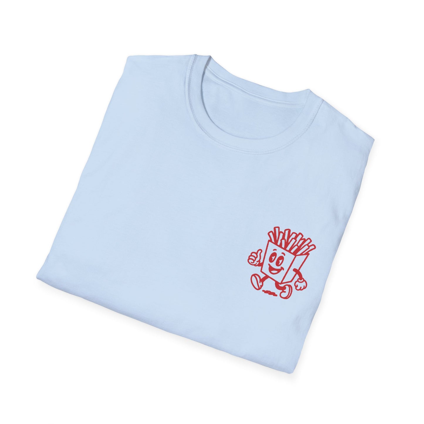 French Fries Cartoon T-Shirt (double sided)