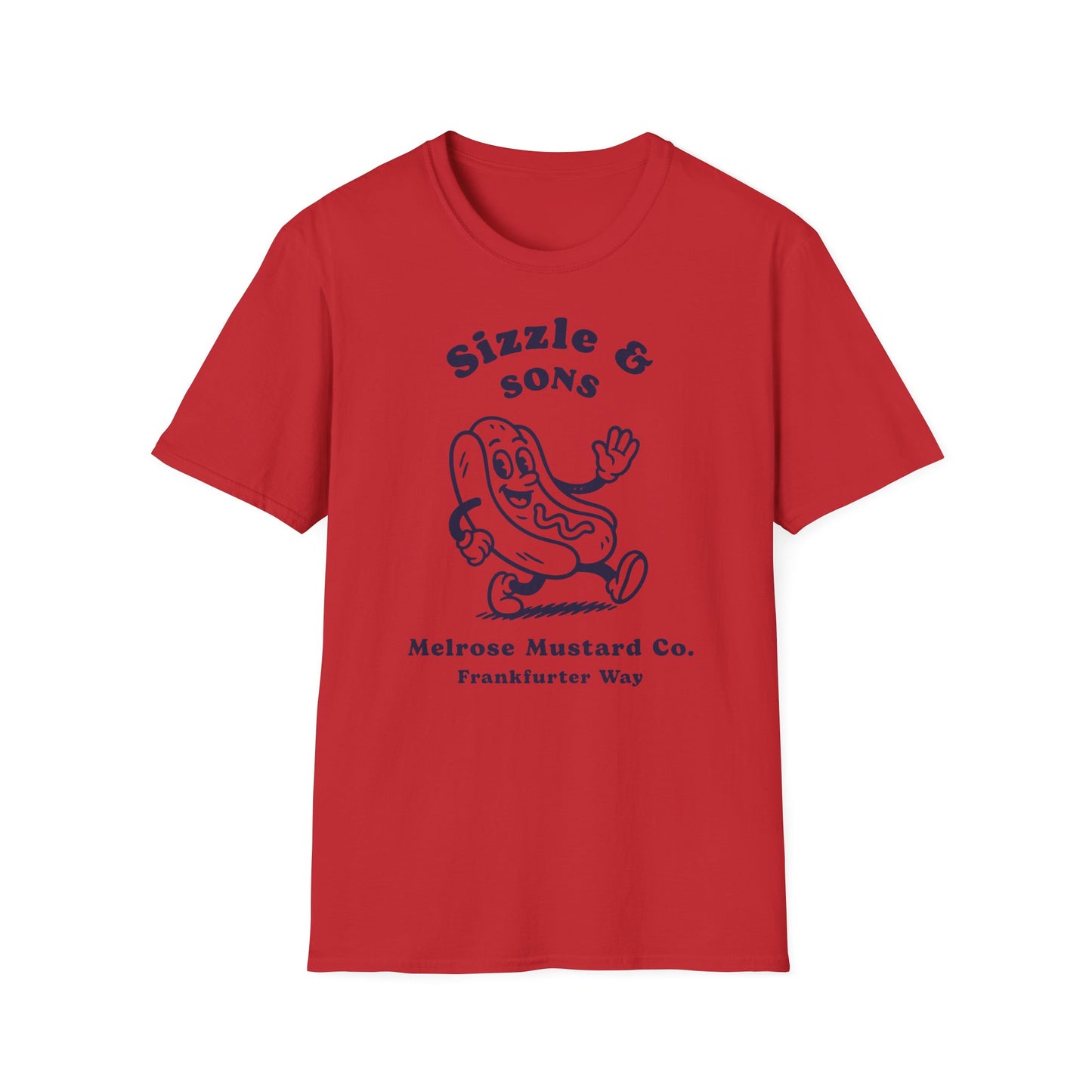 Hot Dog Cartoon T-Shirt