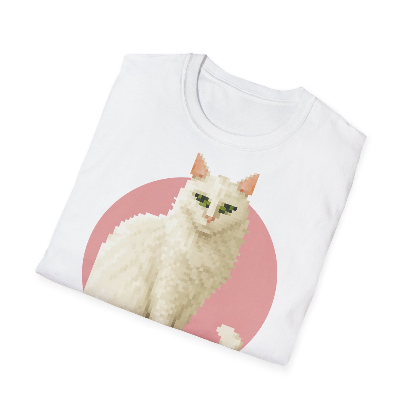White Y2k Cat T-Shirt