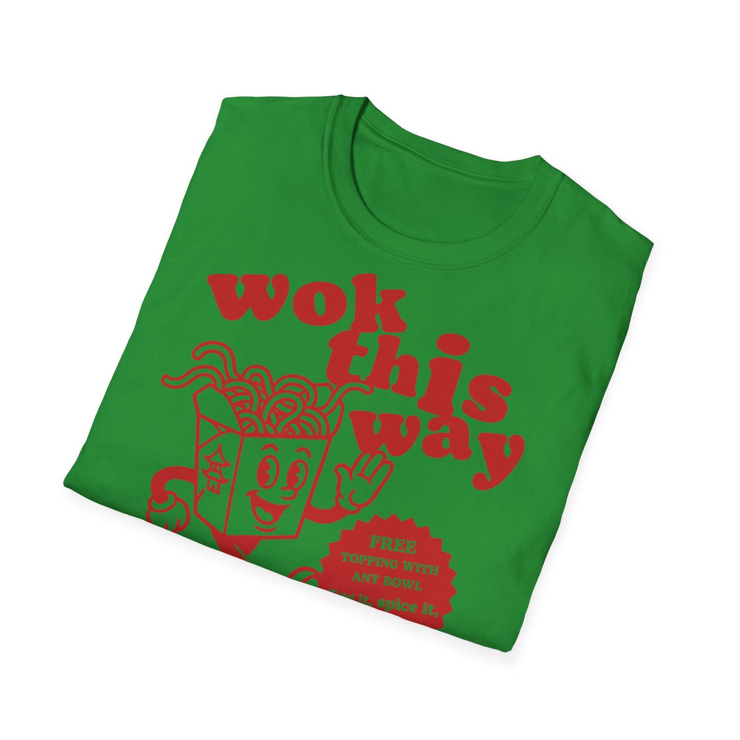 Wok This Way Noodle Cartoon T-Shirt
