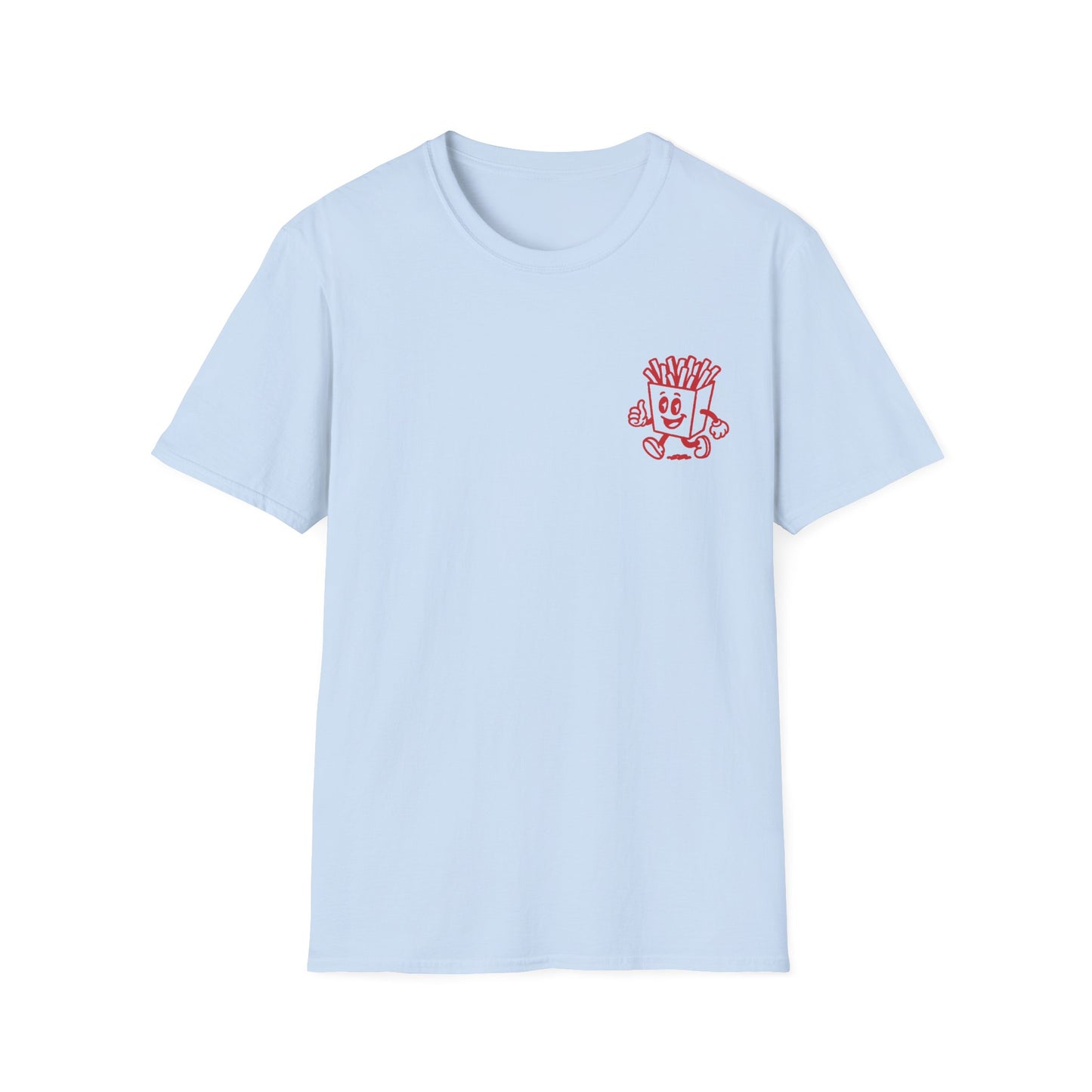 French Fries Cartoon T-Shirt (double sided)