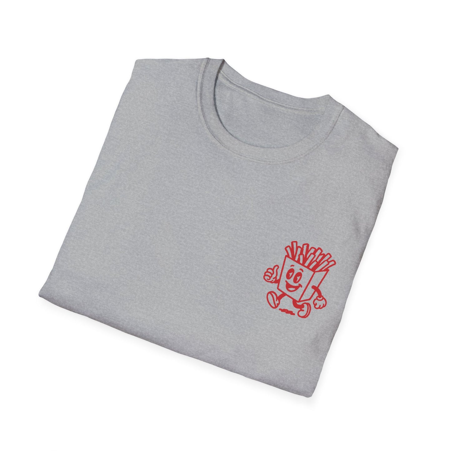 French Fries Cartoon T-Shirt (double sided)