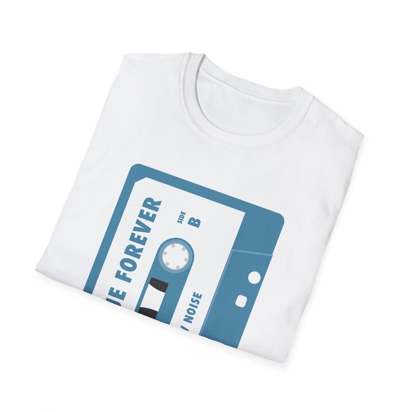 Retro Cassette Tape T-Shirt in Blue