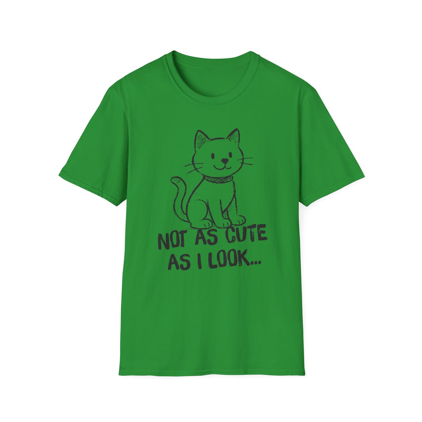 Not as Cute as I Look Cat T-Shirt