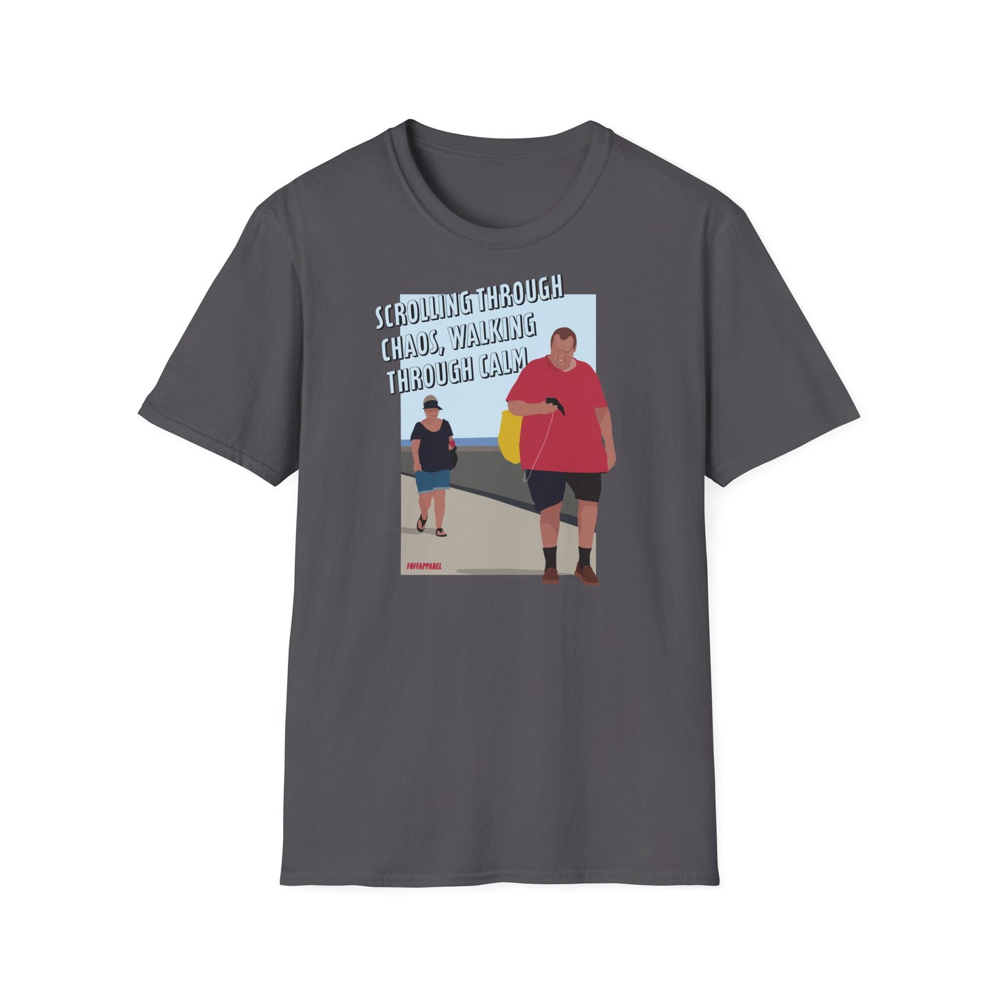 Scrolling Through Chaos Boardwalk T-Shirt