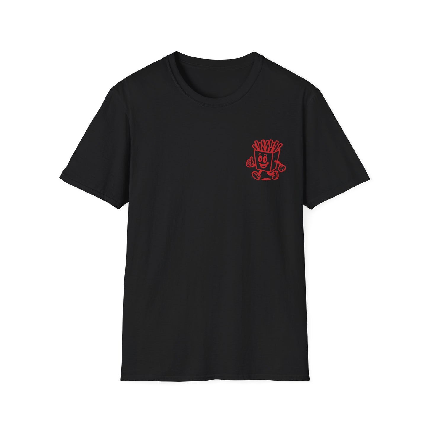 French Fries Cartoon T-Shirt (double sided)