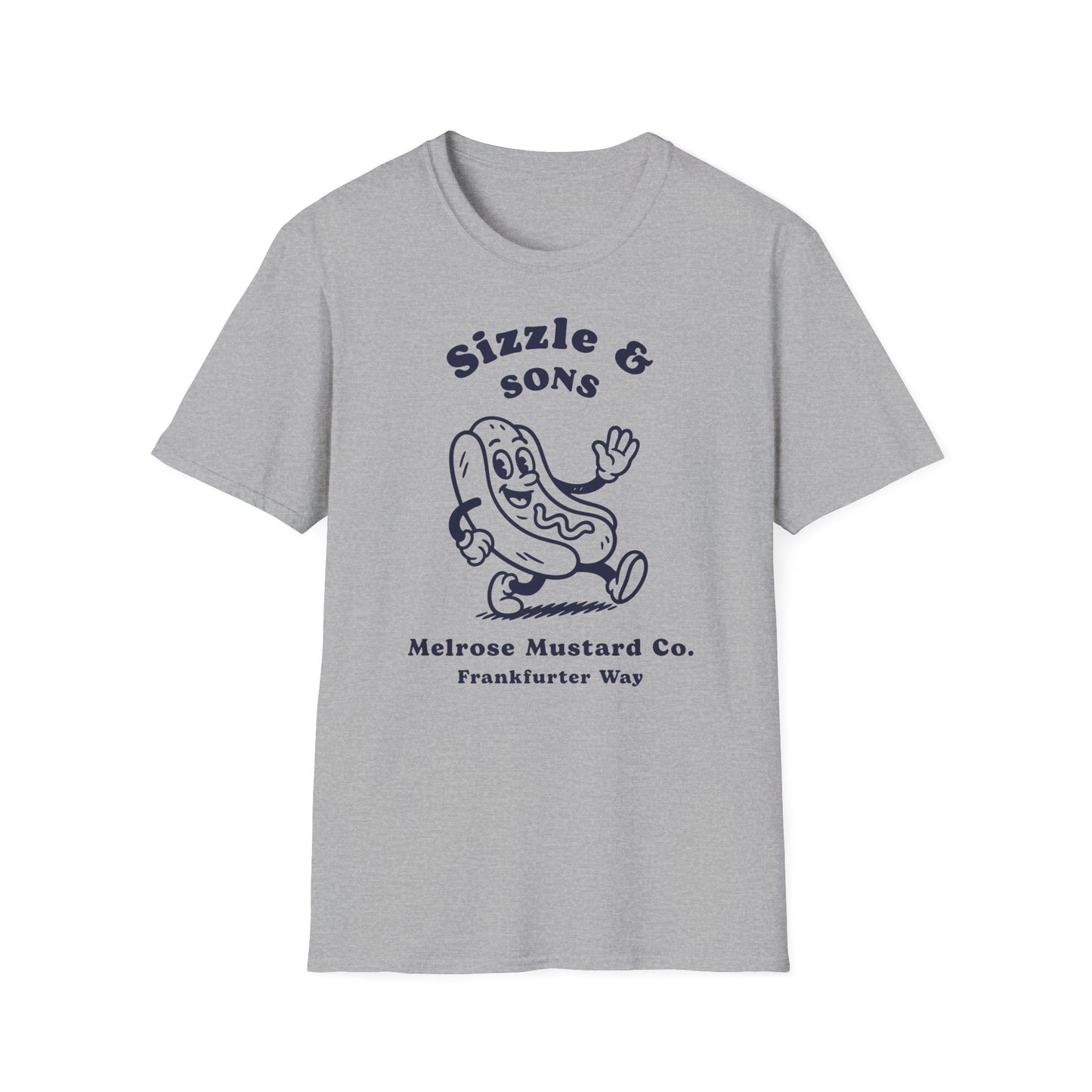 Hot Dog Cartoon T-Shirt