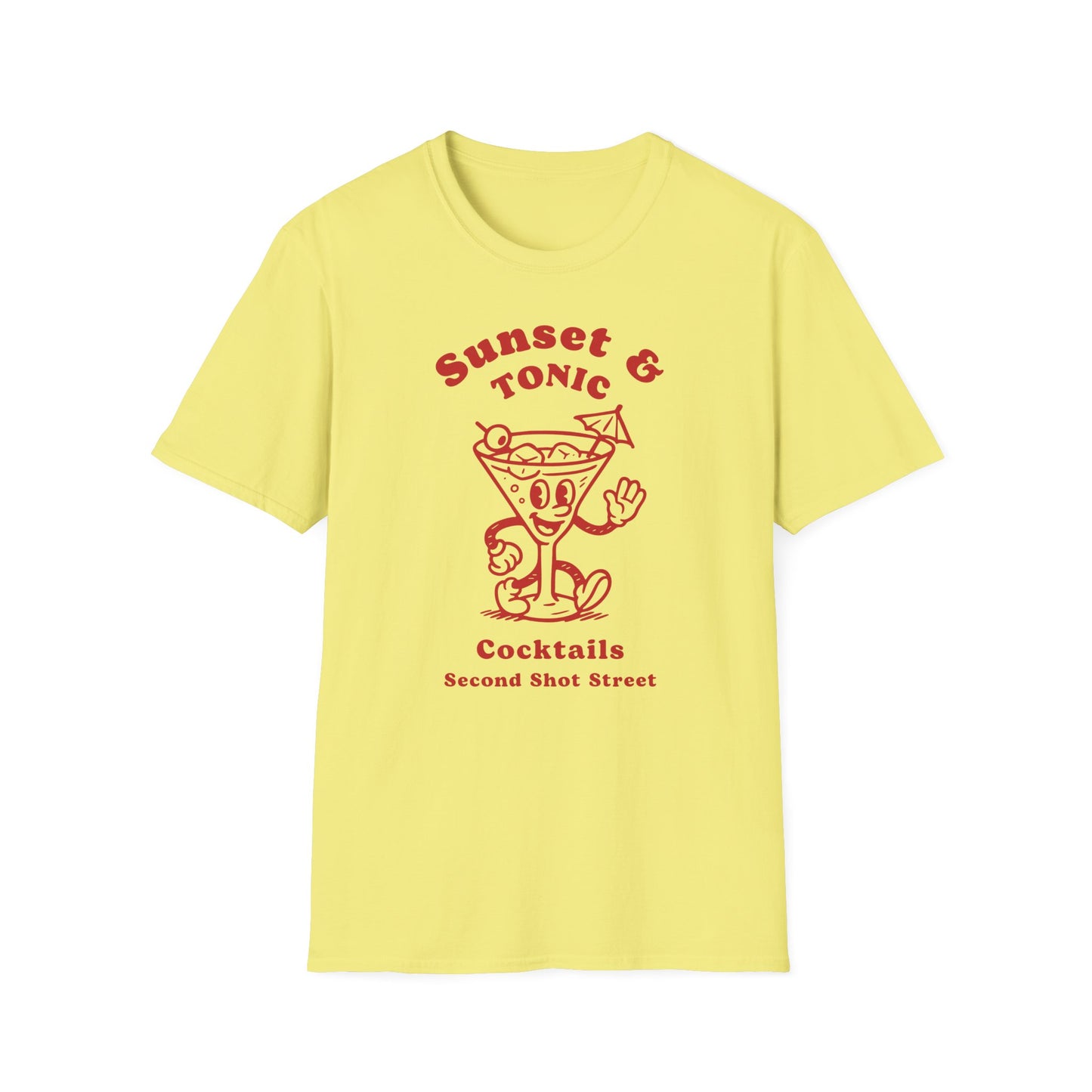 Cocktail Cartoon T-Shirt