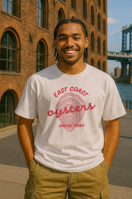 East Coast Oyster T-Shirt in Pink