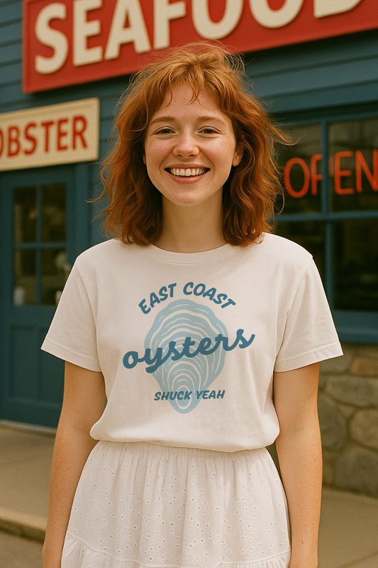 East Coast Oyster T-Shirt in Blue