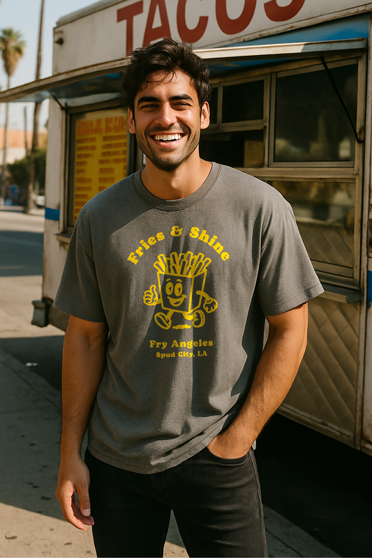 French Fries Cartoon T-Shirt