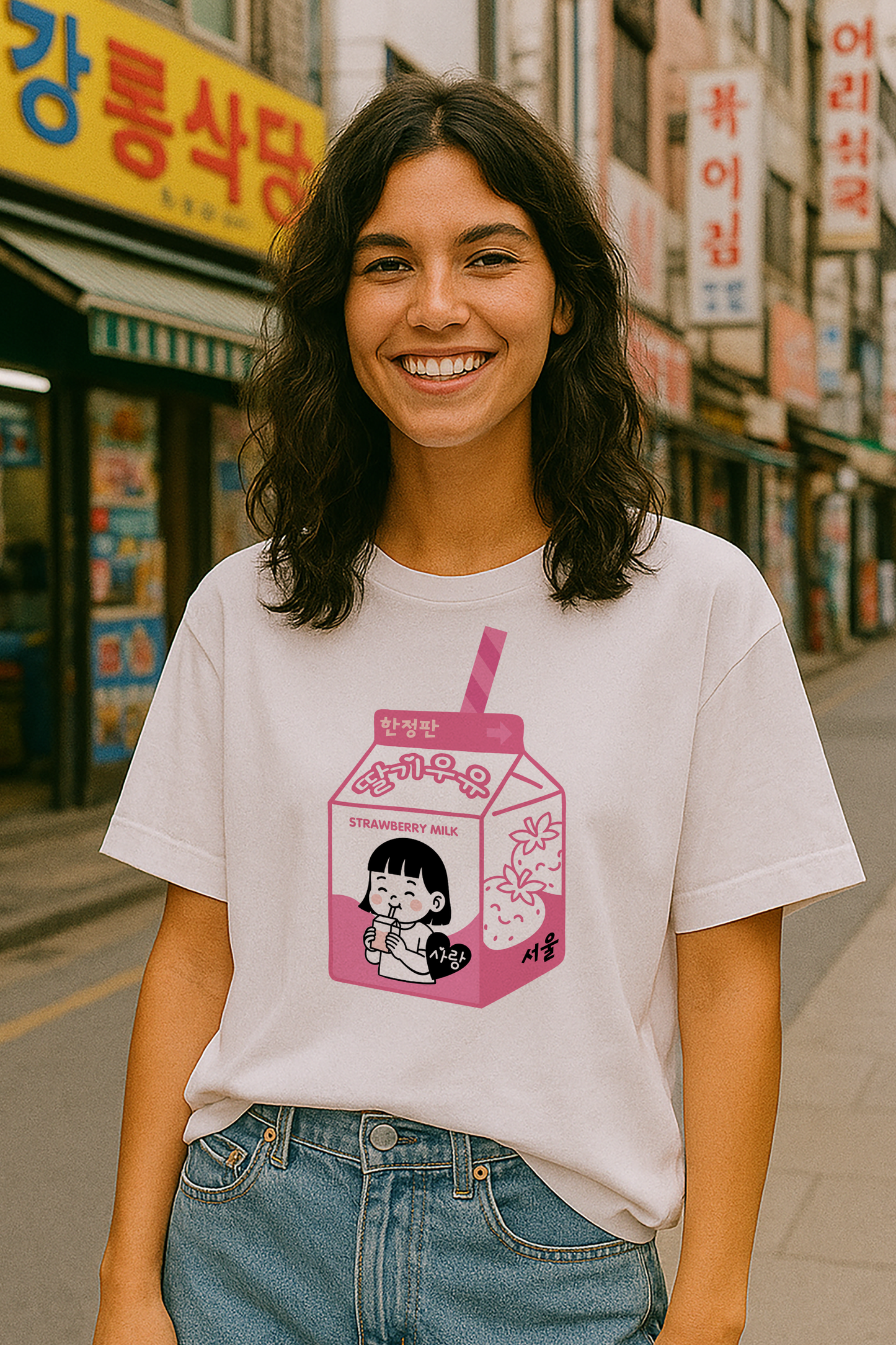 Strawberry Milk K-Pop T-Shirt