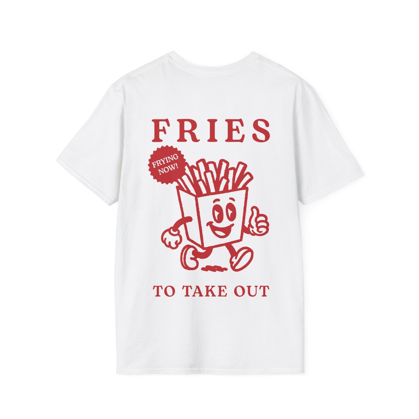 French Fries Cartoon T-Shirt (double sided)