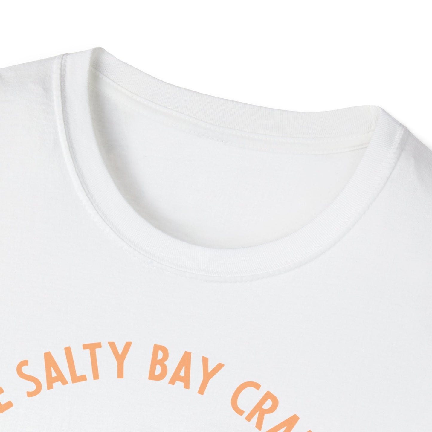 Salty Bay Crab Co. T-Shirt Design 1 in Orange