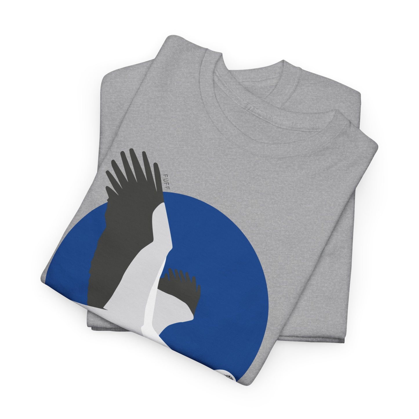 Japanese 'Prosperity' Heavyweight T-Shirt in Blue