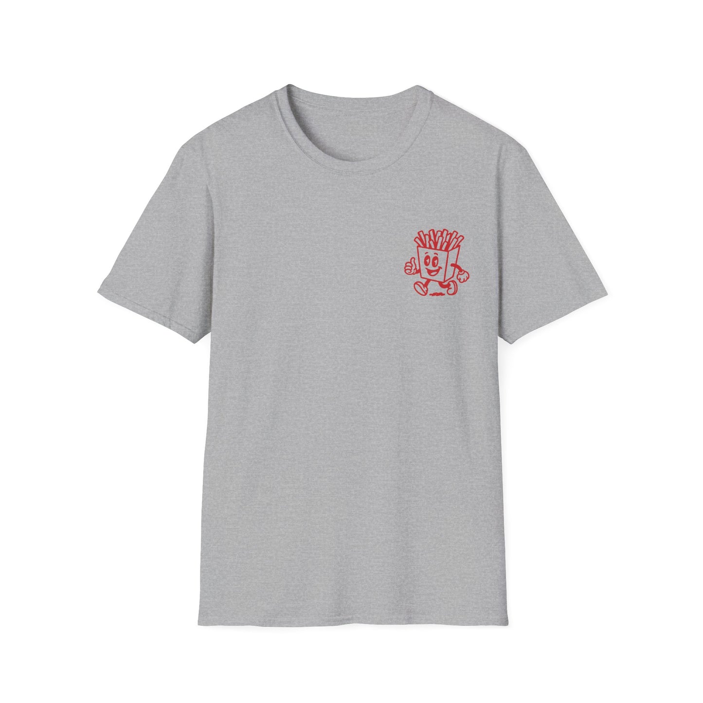 French Fries Cartoon T-Shirt (double sided)