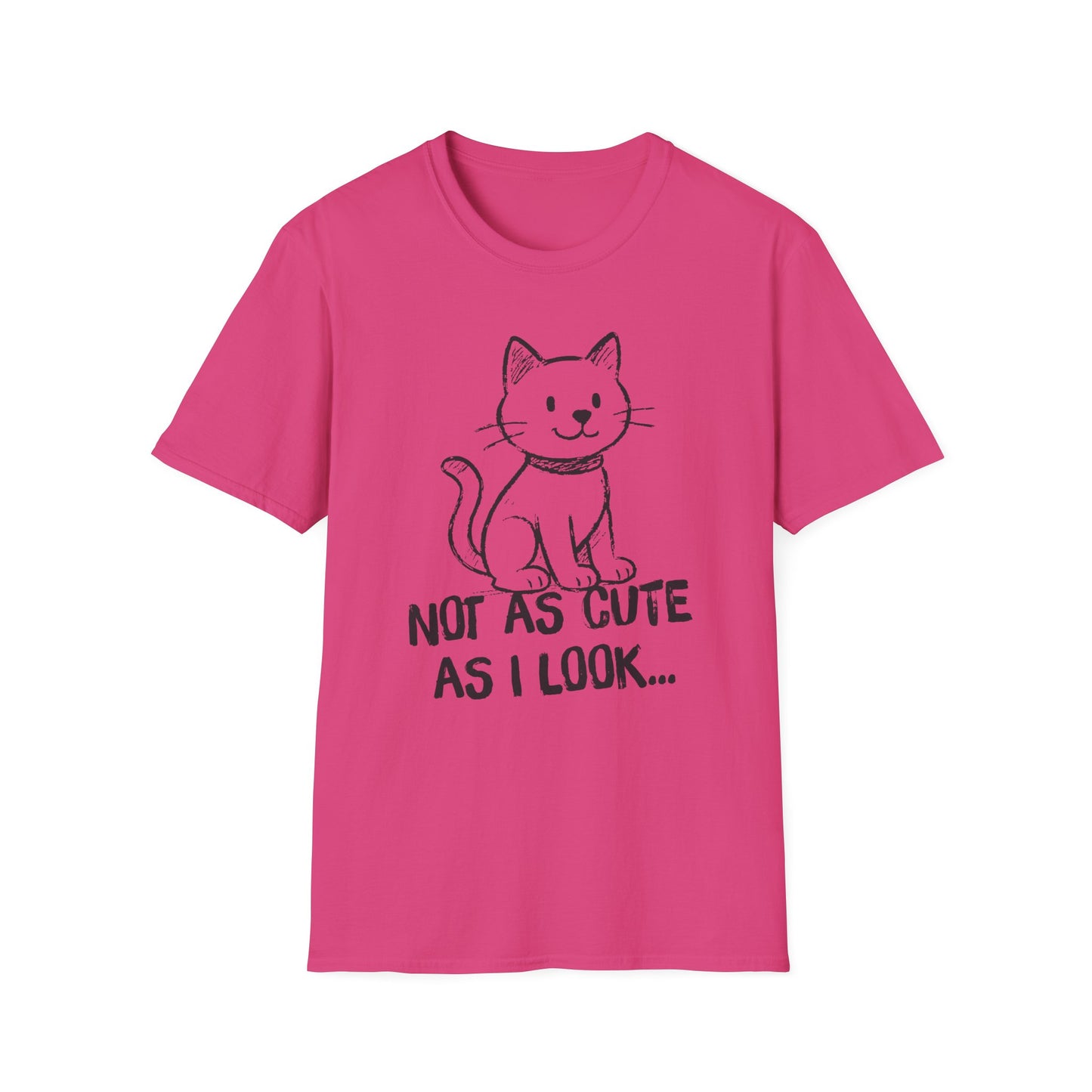 Not as Cute as I Look Cat T-Shirt