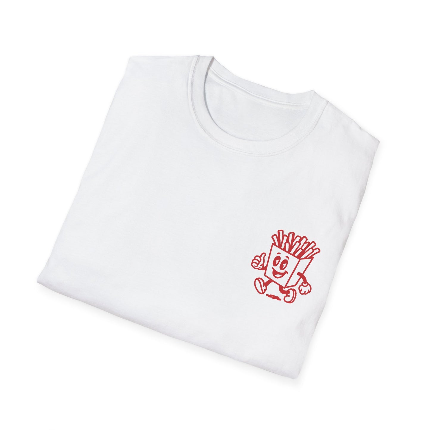 French Fries Cartoon T-Shirt (double sided)