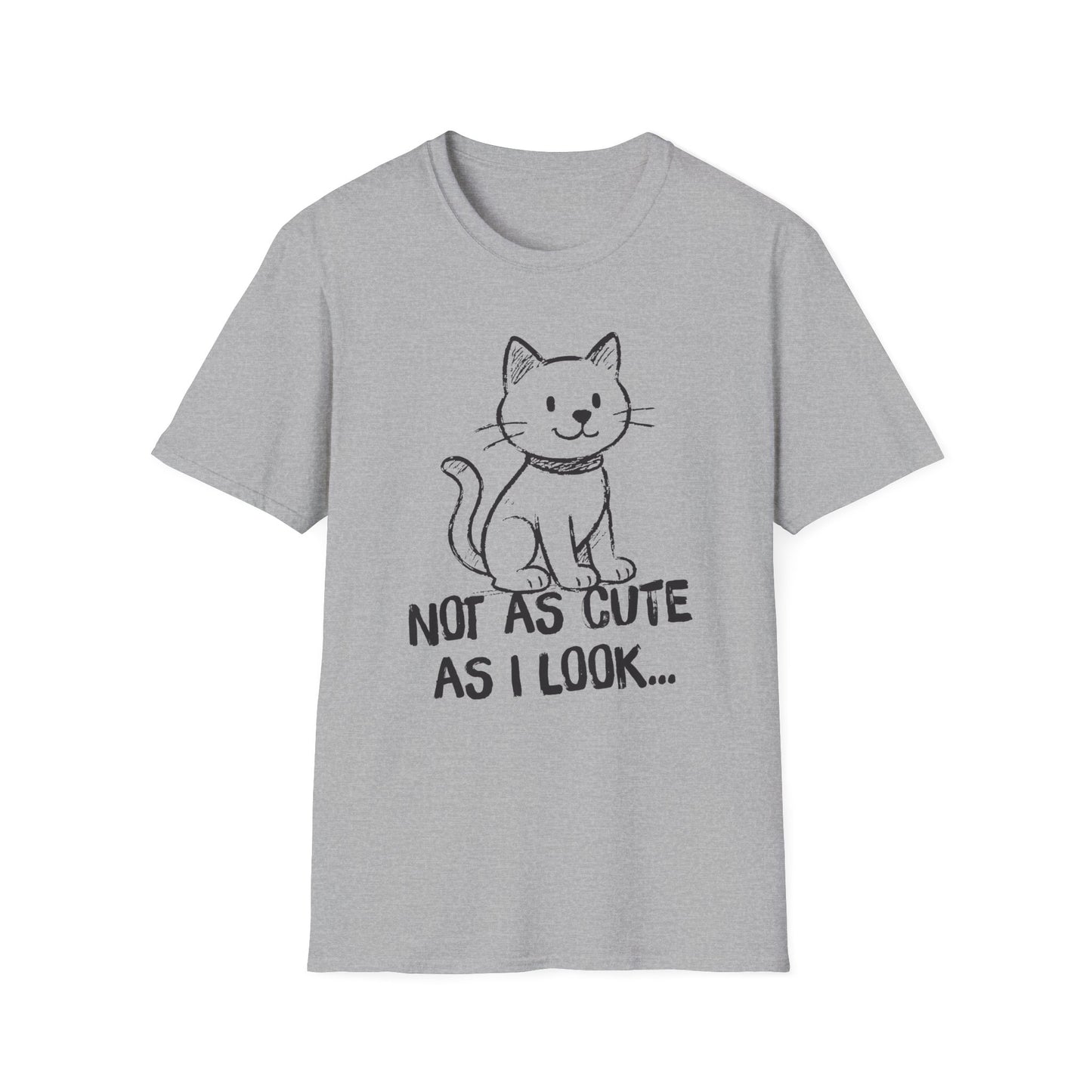 Not as Cute as I Look Cat T-Shirt
