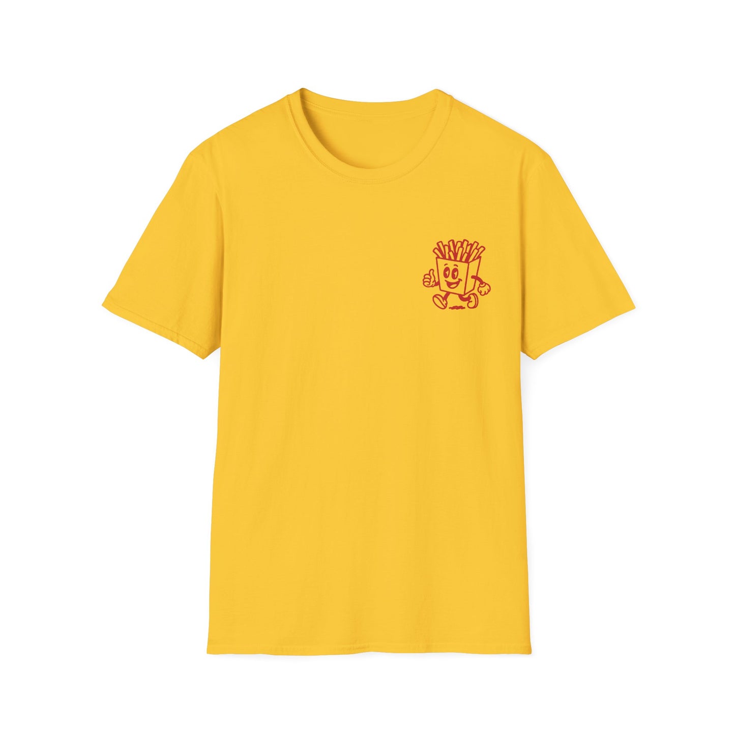 French Fries Cartoon T-Shirt (double sided)