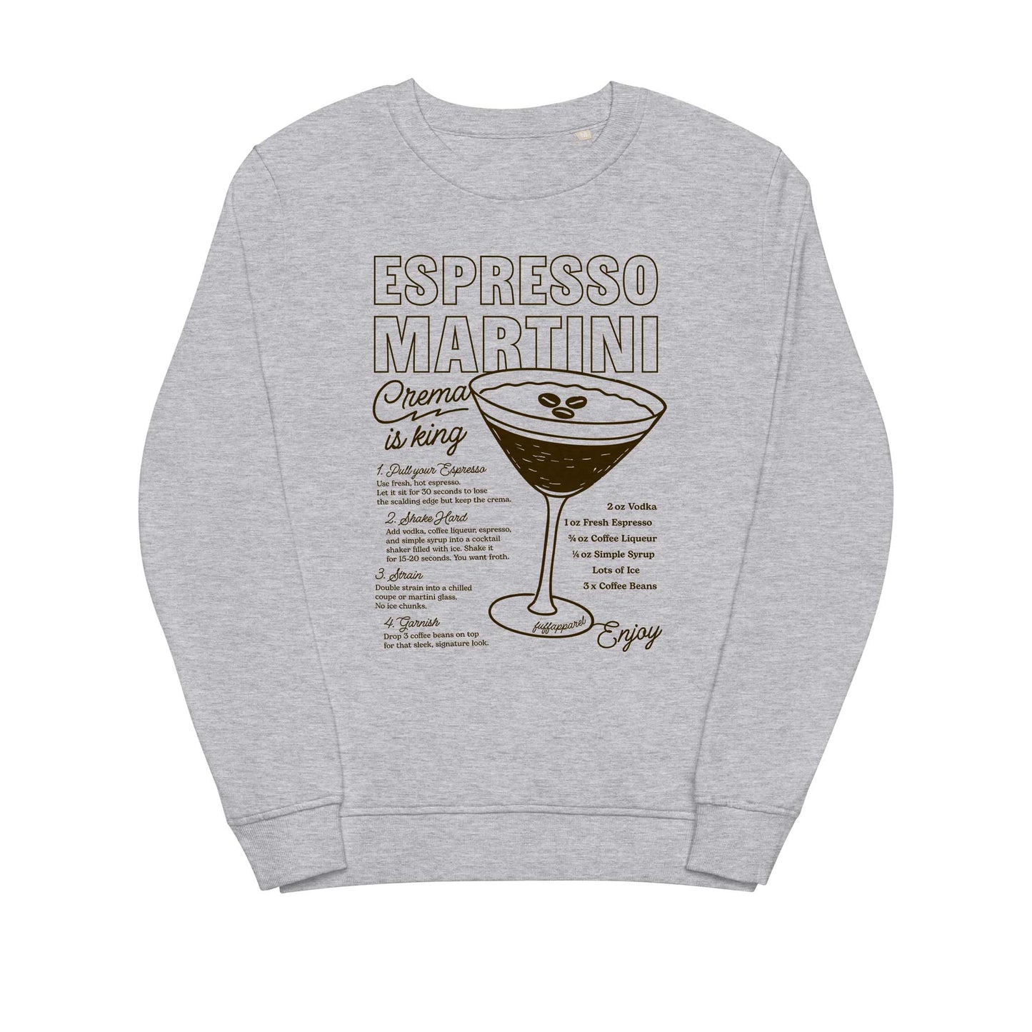 Espresso Martini Organic Sweatshirt