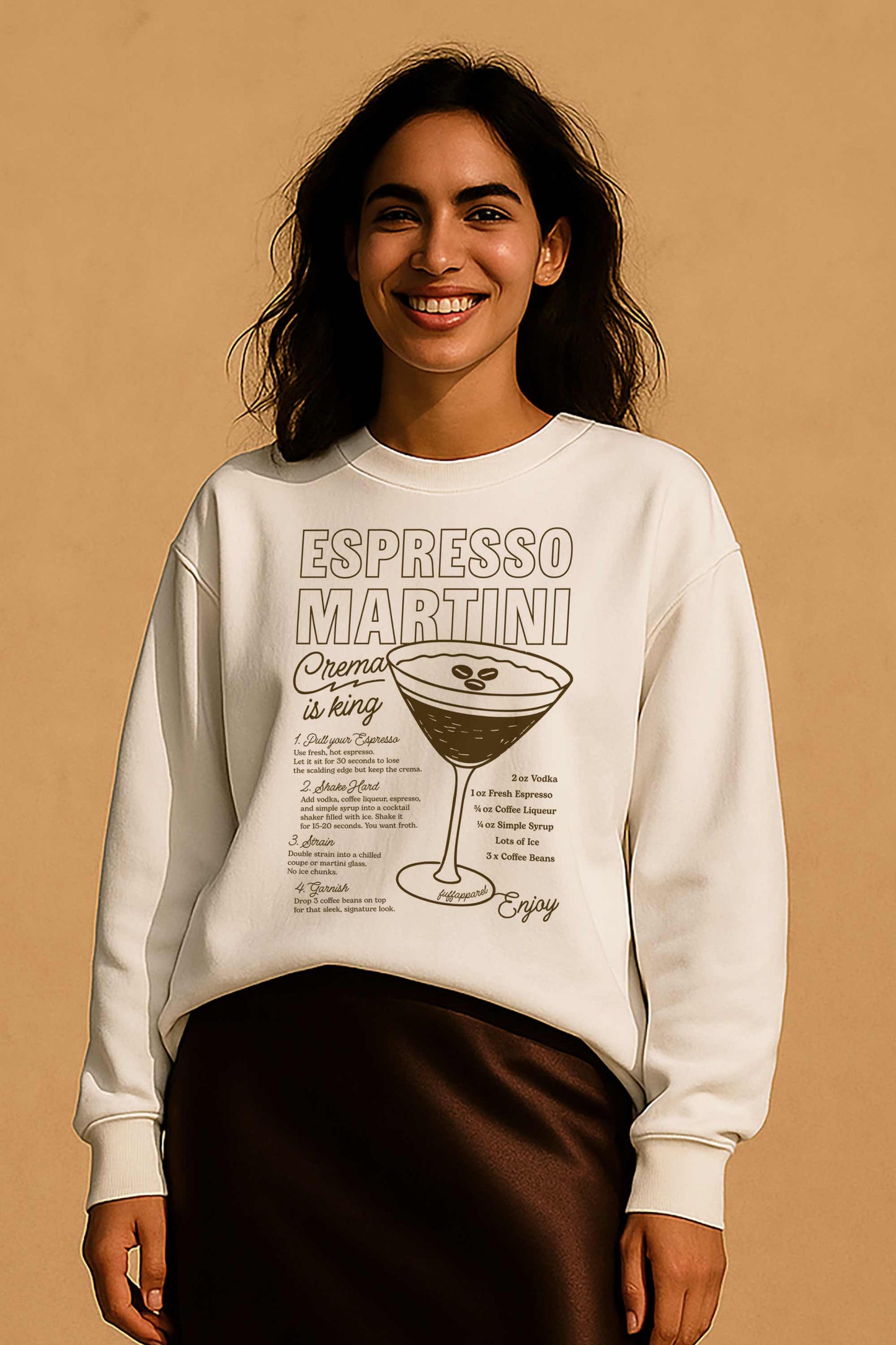 'Espresso Martini' Organic Sweatshirt
