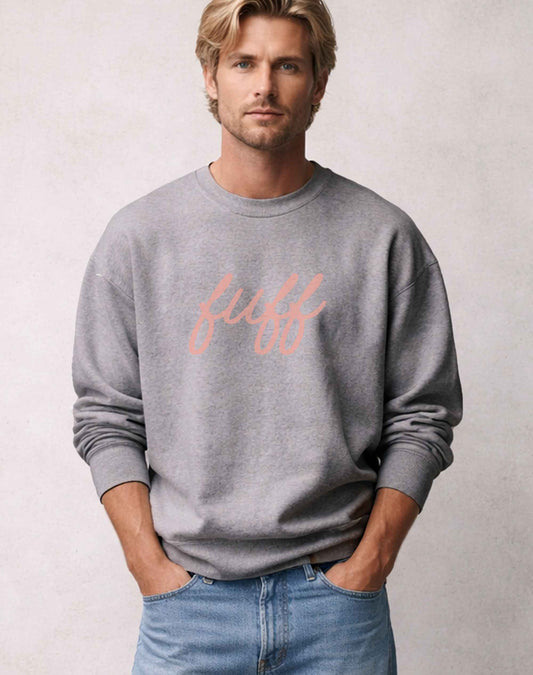 Fuff Organic Sweatshirt - Pink Lettering