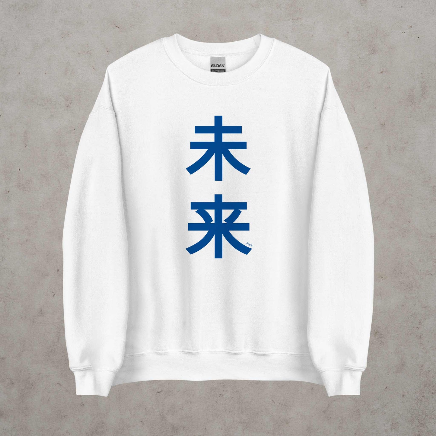 Japanese 'Future' Sweatshirt in Blue