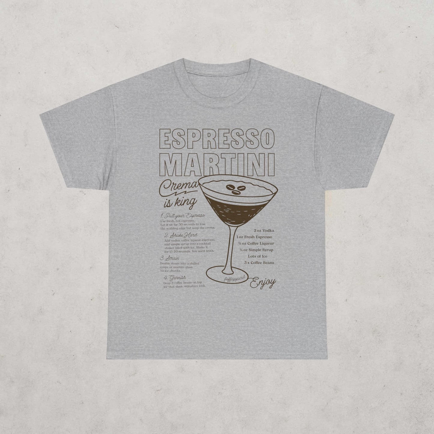 Espresso Martini Heavyweight T-Shirt