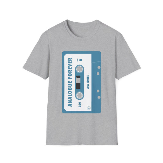 Retro Cassette Tape T-Shirt in Blue
