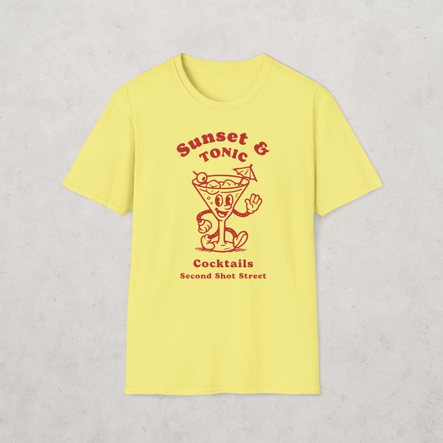 Cocktail Cartoon T-Shirt