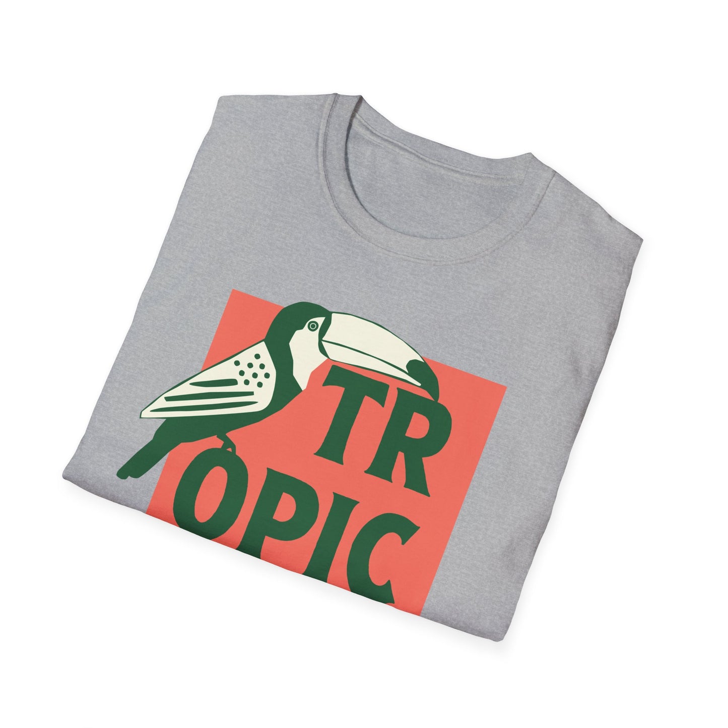 Tropical Toucan T-Shirt on Pink