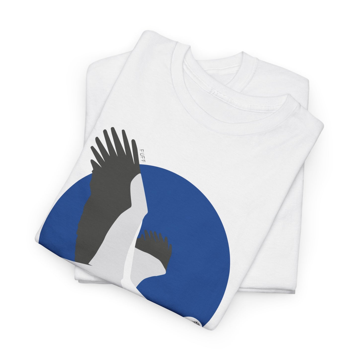 Japanese 'Prosperity' Heavyweight T-Shirt in Blue