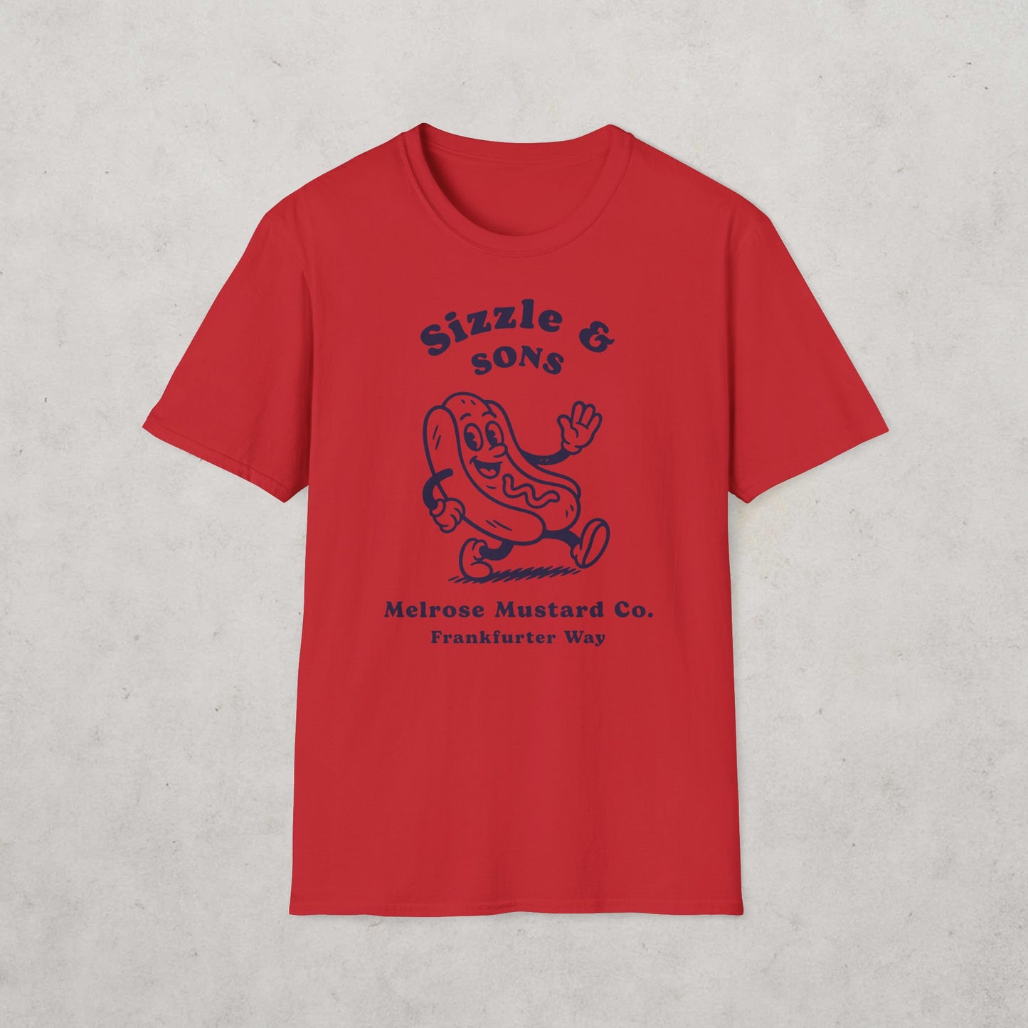 Hot Dog Cartoon T-Shirt