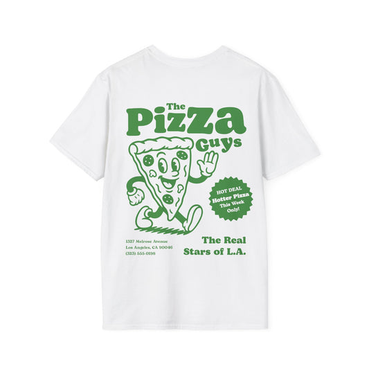 Pizza Cartoon T-Shirt (double sided)