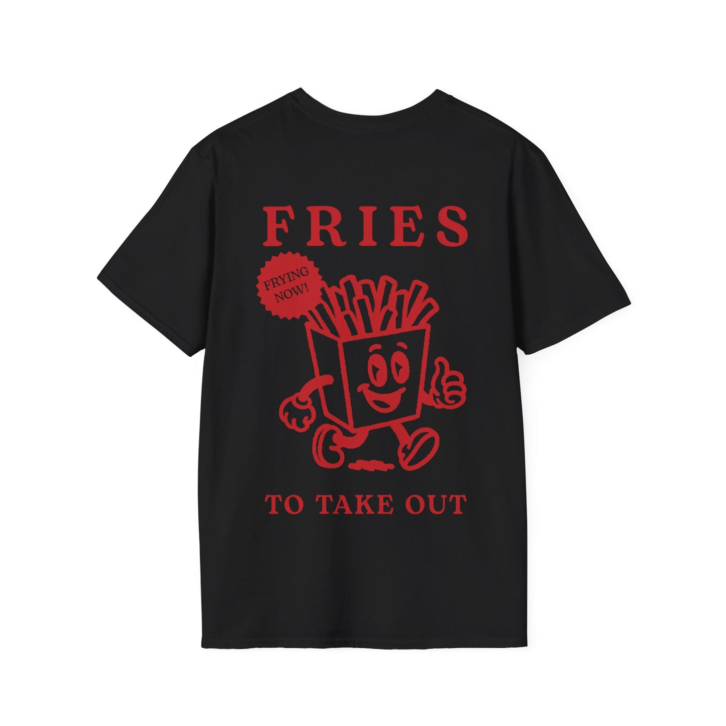 French Fries Cartoon T-Shirt (double sided)