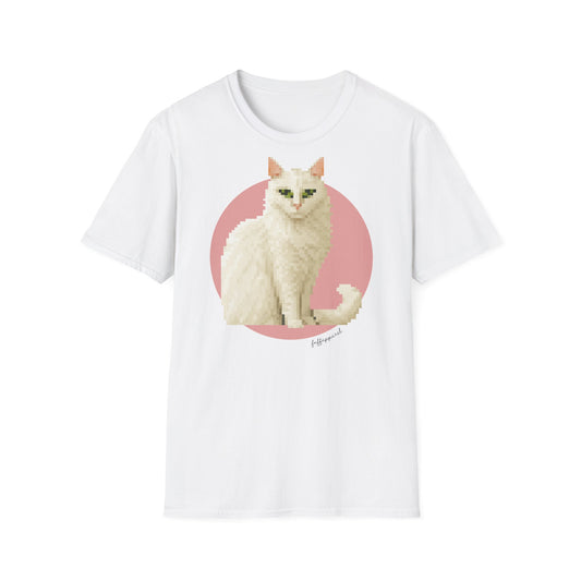 White Y2k Cat T-Shirt