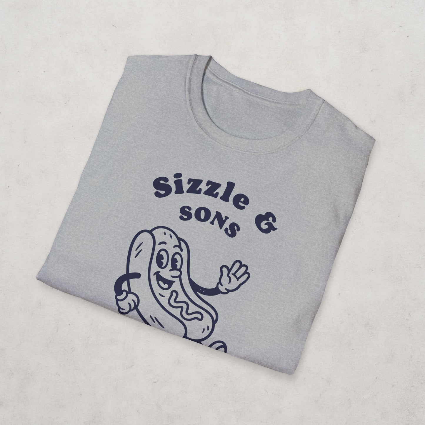 Hot Dog Cartoon T-Shirt