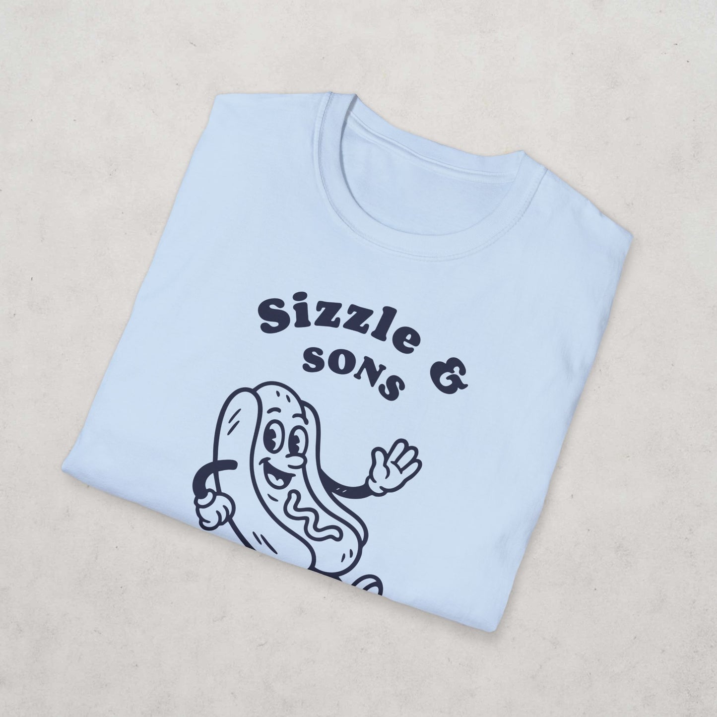 Hot Dog Cartoon T-Shirt