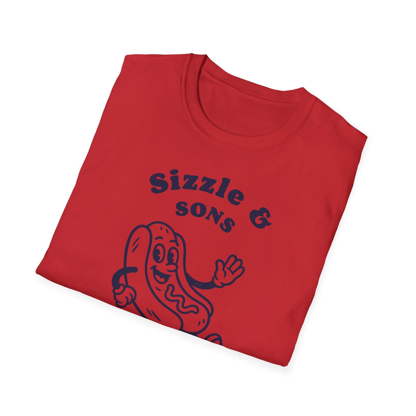 Hot Dog Cartoon T-Shirt
