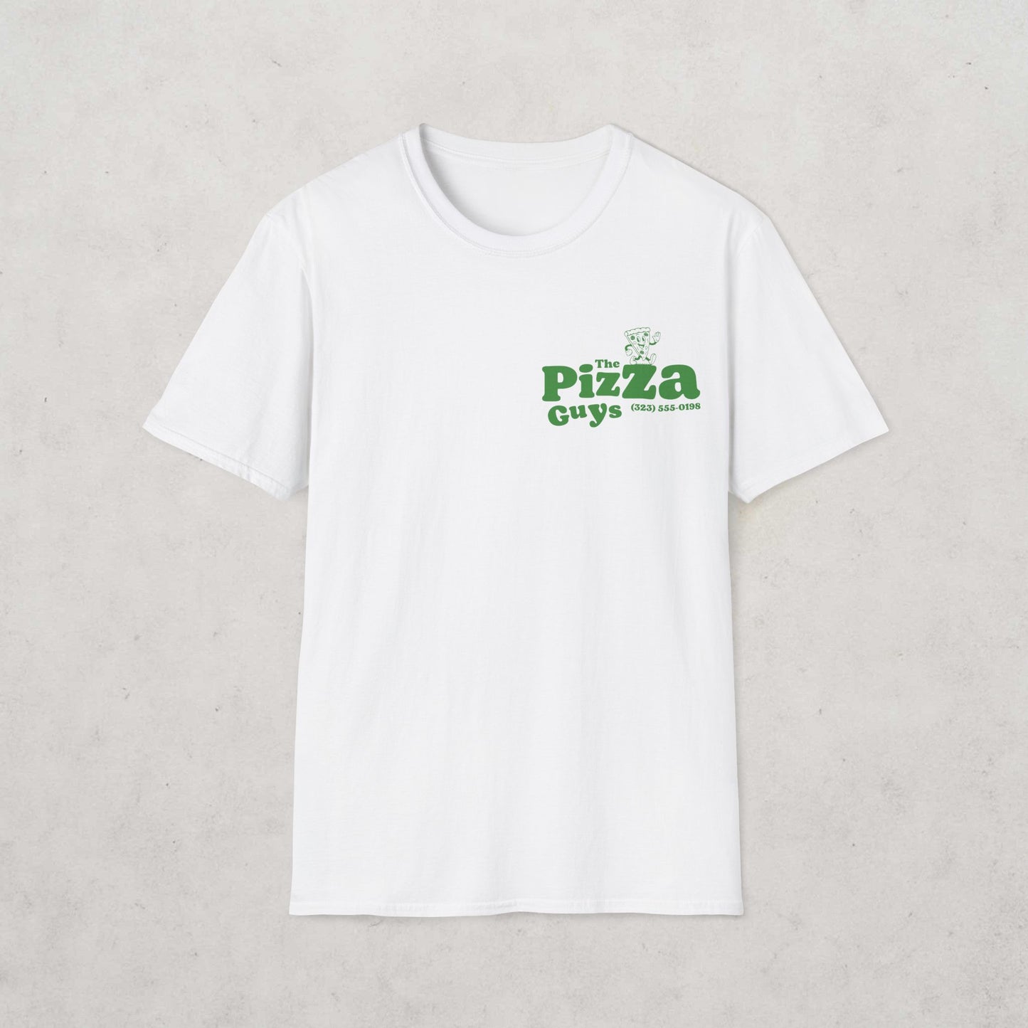Pizza Cartoon T-Shirt (double sided)