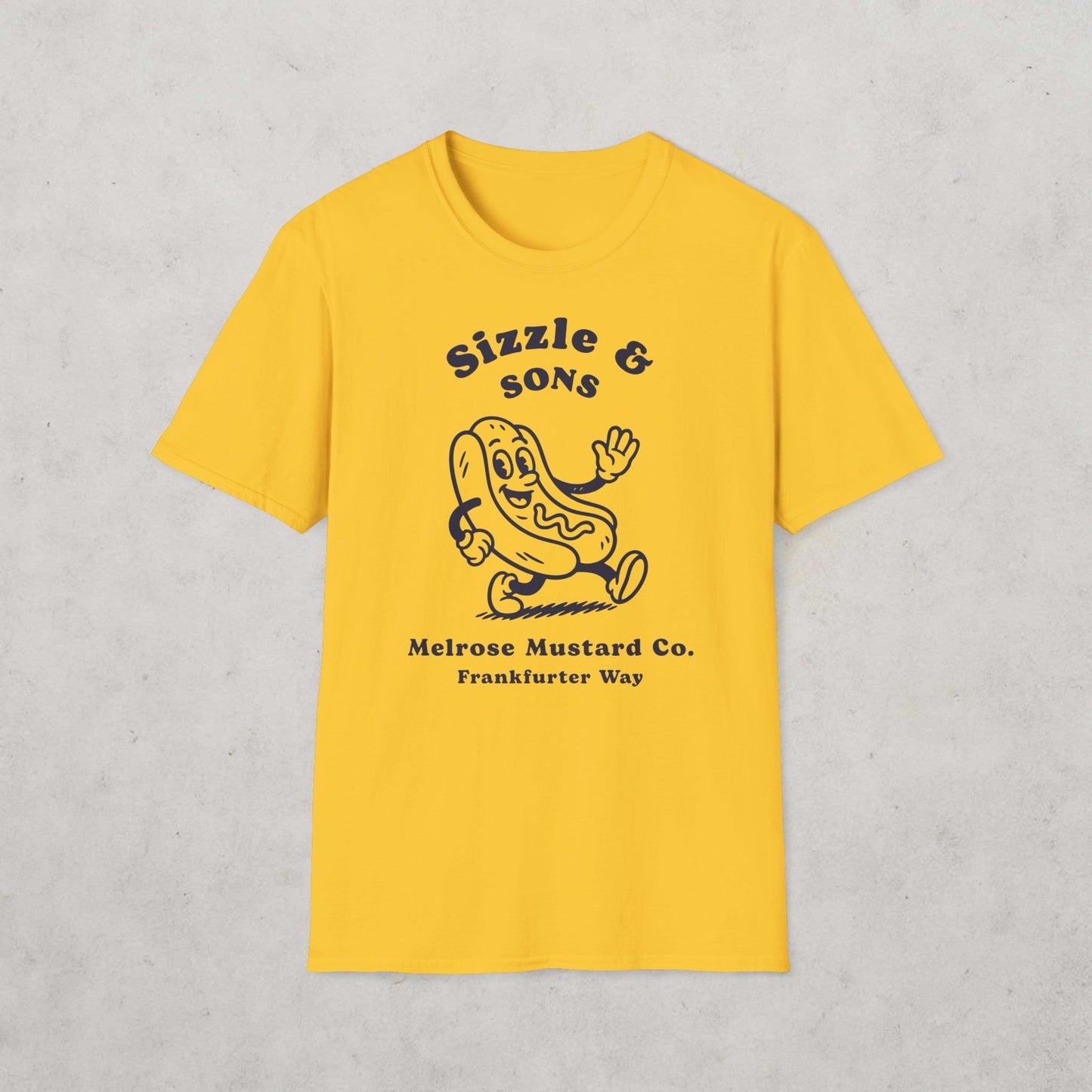 Hot Dog Cartoon T-Shirt