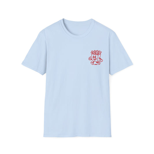 French Fries Cartoon T-Shirt (double sided)