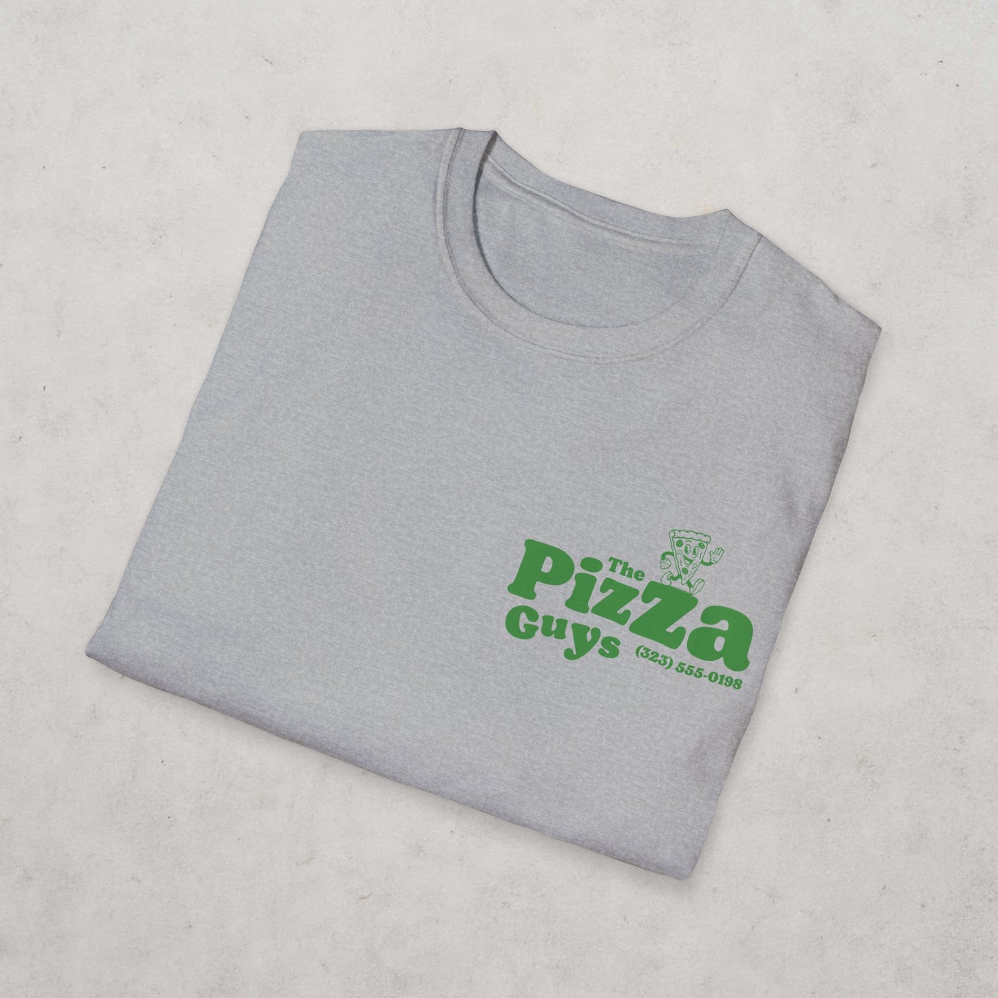 Pizza Cartoon T-Shirt (double sided)